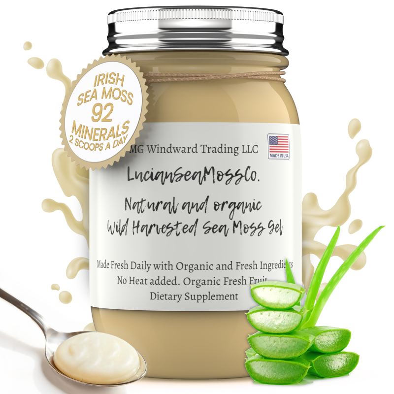 Aloe Vera Infused Organic Sea Moss Gel - Seamoss Global