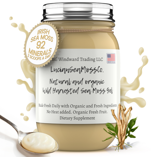 Ashwagandha Infused Organic Sea Moss Gel - Seamoss Global