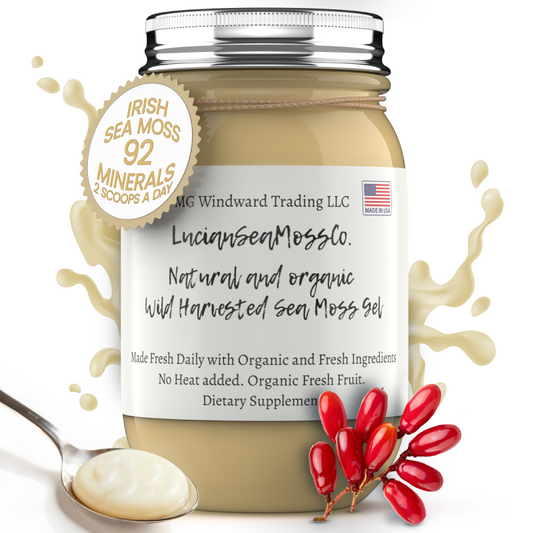Barberry Infused Organic Sea Moss Gel - Seamoss Global