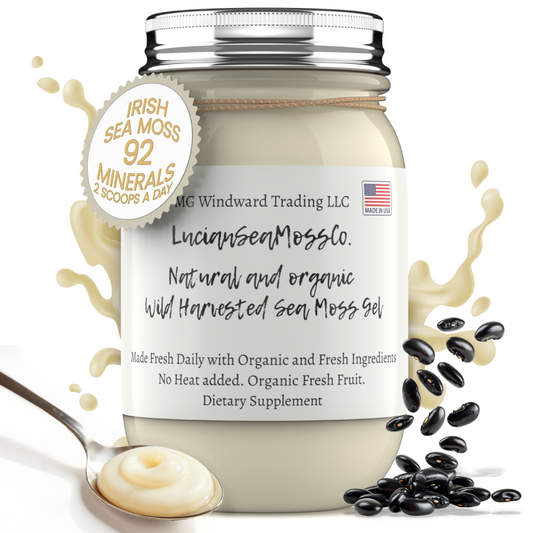 Black Seed Oil Infused Organic Sea Moss Gel - Seamoss Global