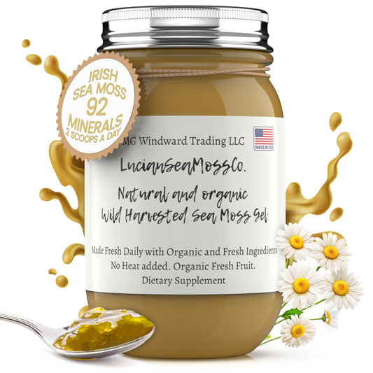 Chamomile Infused Organic Sea Moss Gel - Seamoss Global