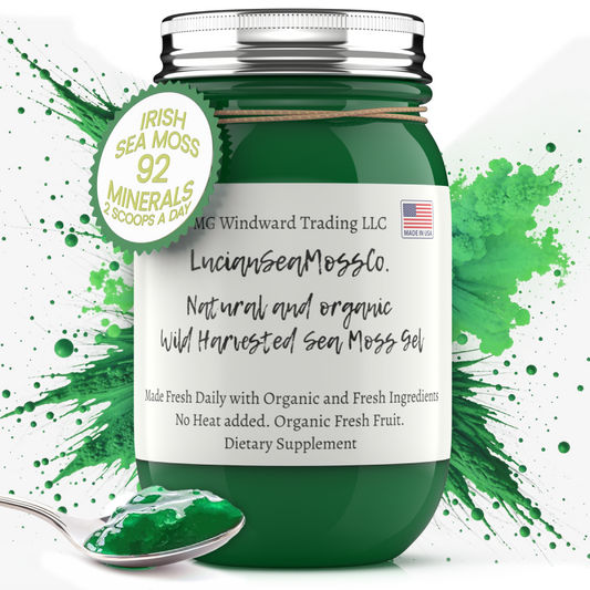 Chlorella Infused Organic Sea Moss Gel - Seamoss Global