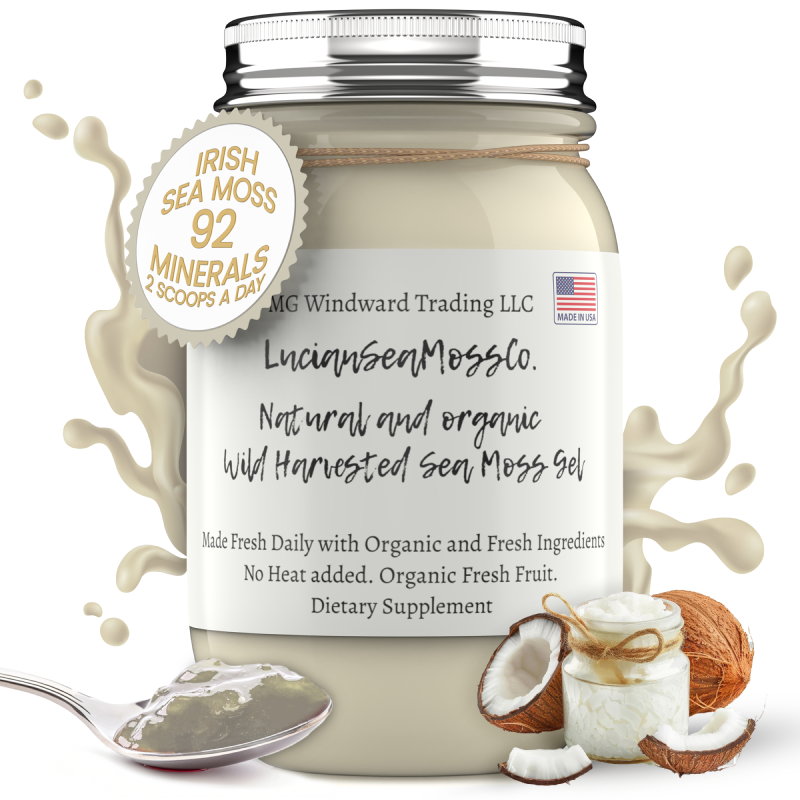 Fresh Organic Coconut Infused Sea Moss Gel - Seamoss Global