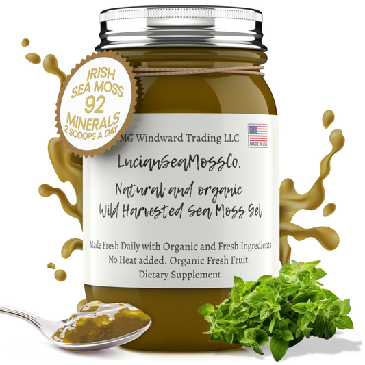 Holy Basil Infused Alkaline Sea Moss Gel - Seamoss Global