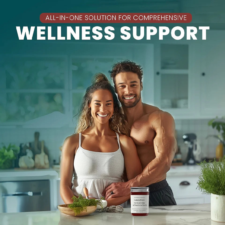 Fresh Organic Strawberry Mango Infused Sea Moss Gel - Seamoss Global