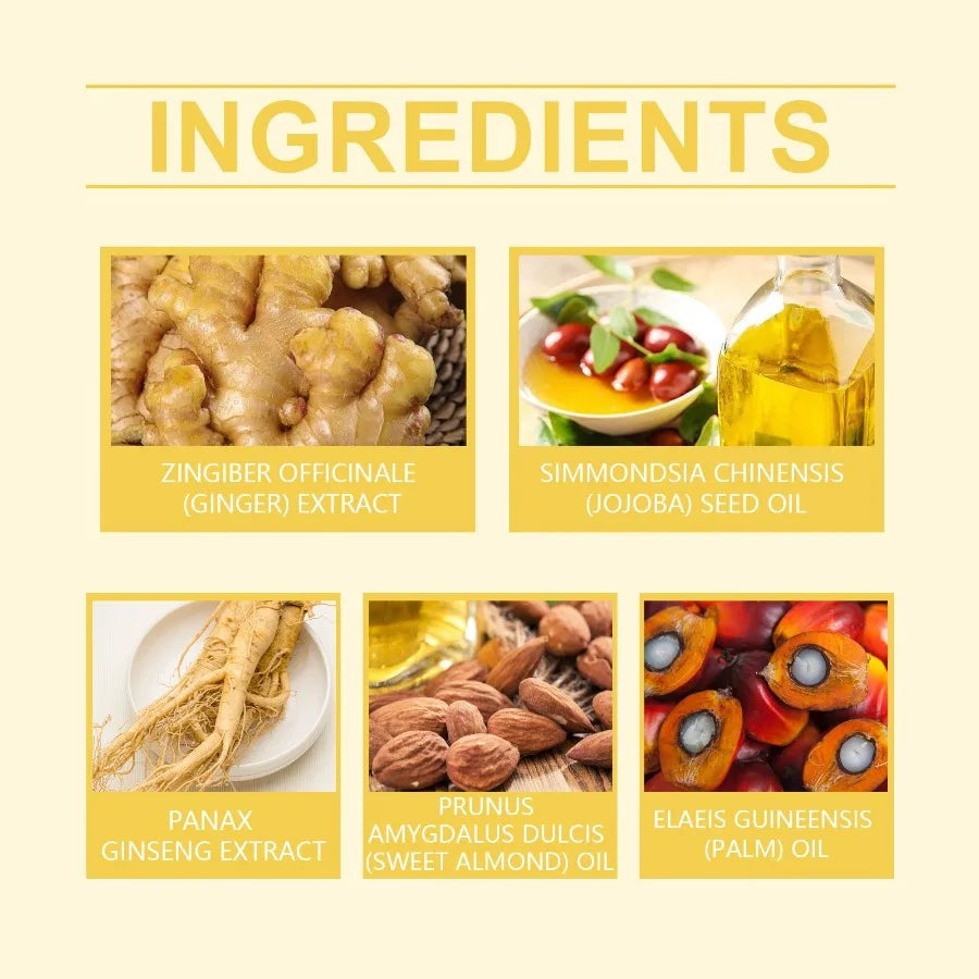 Raw Organic Batana Oil Blend – With Ginger Extract, Jojoba Oil, Ginseng Extract, Palm Oil & Sweet Almond Oil | 3.5 oz