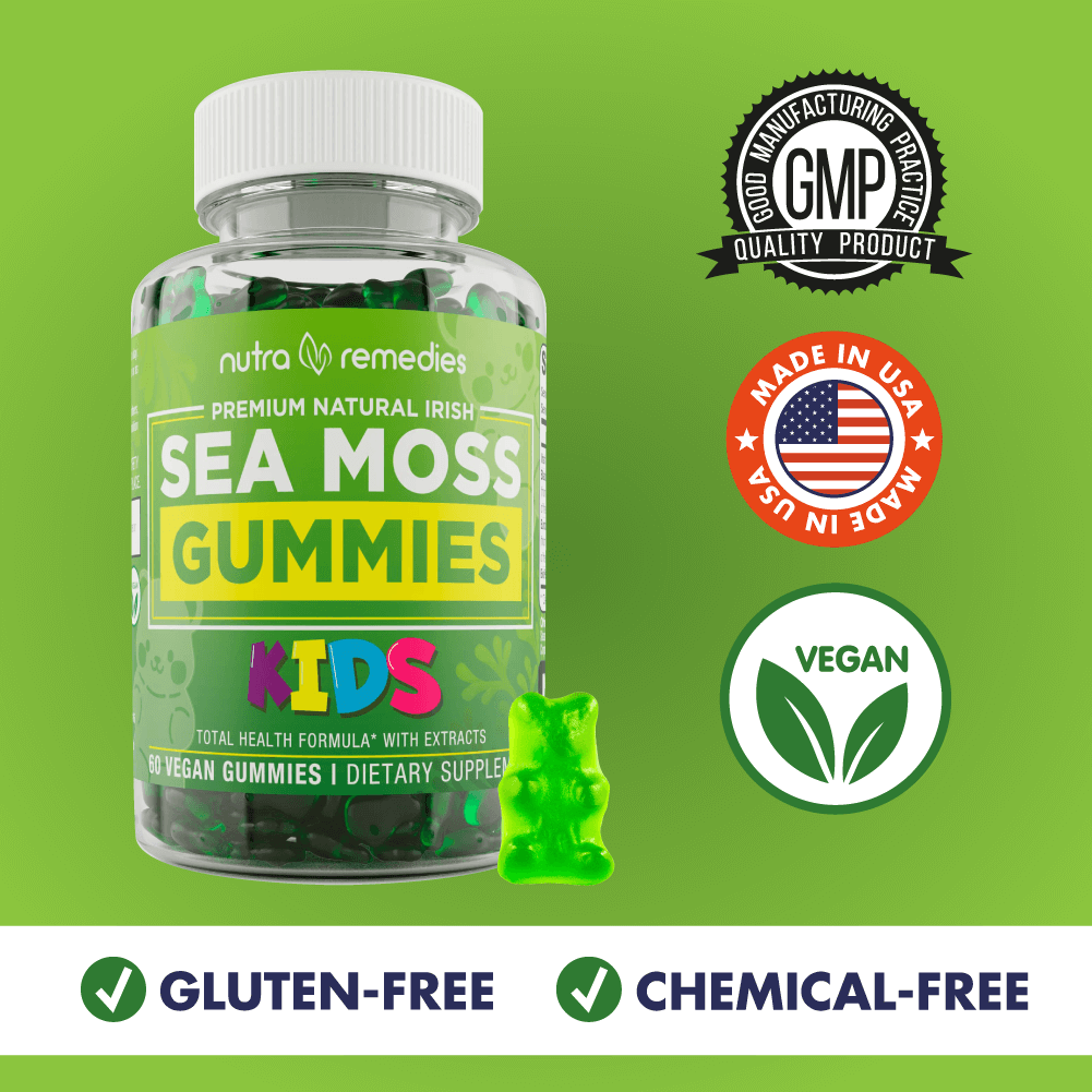 Sea Moss Vegan Gummies for Kids