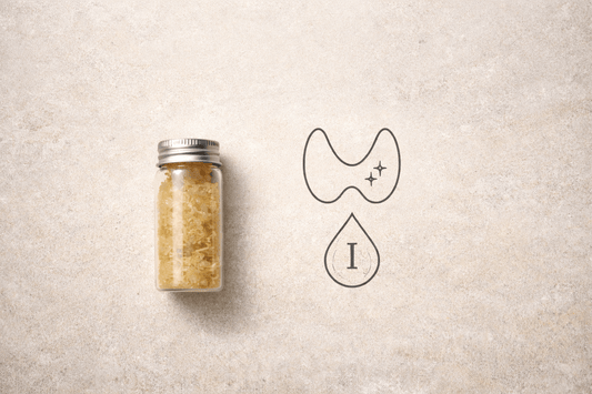 Sea moss and thyroid health guide focusing on iodine balance.