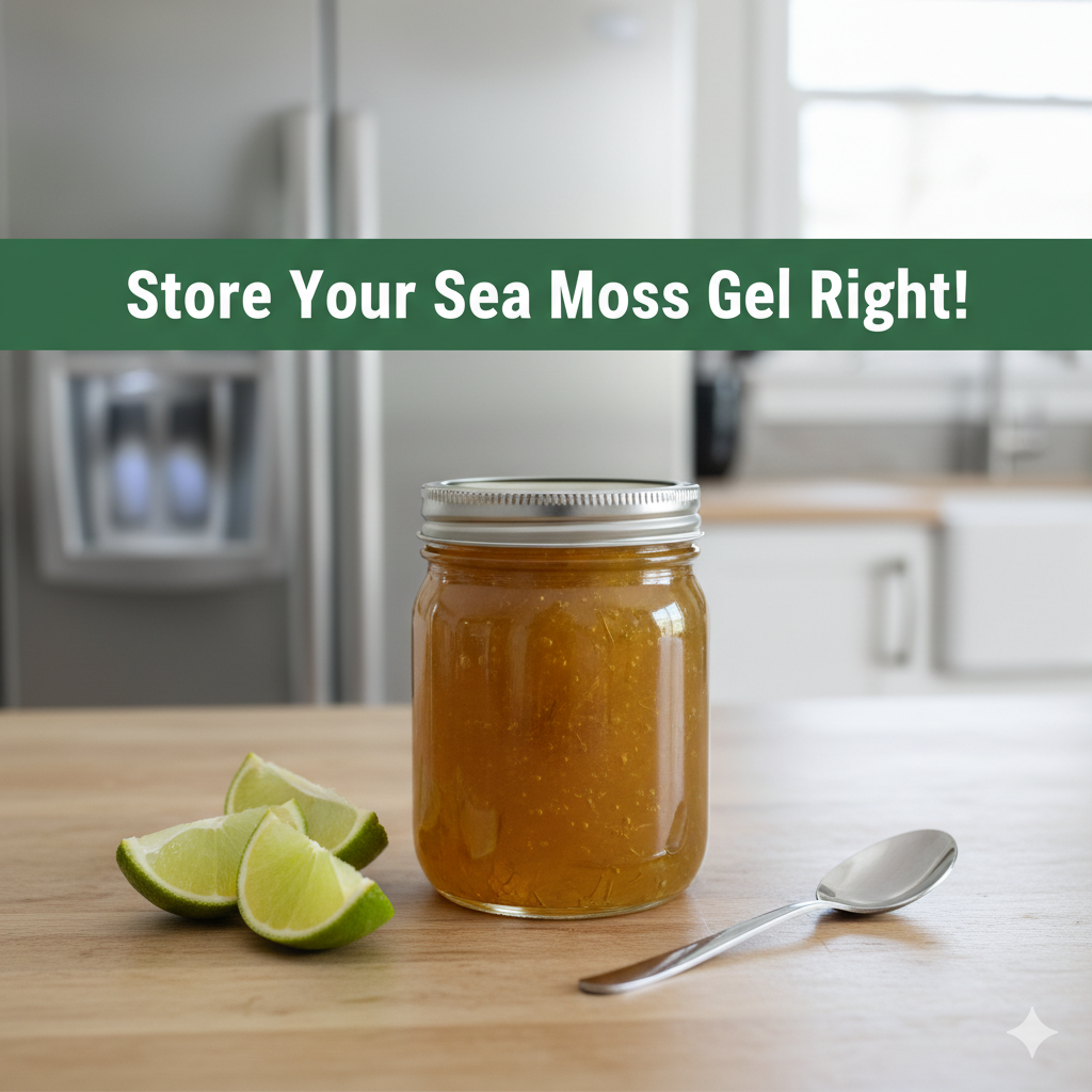 best way to store sea moss gel