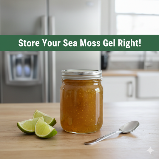 best way to store sea moss gel