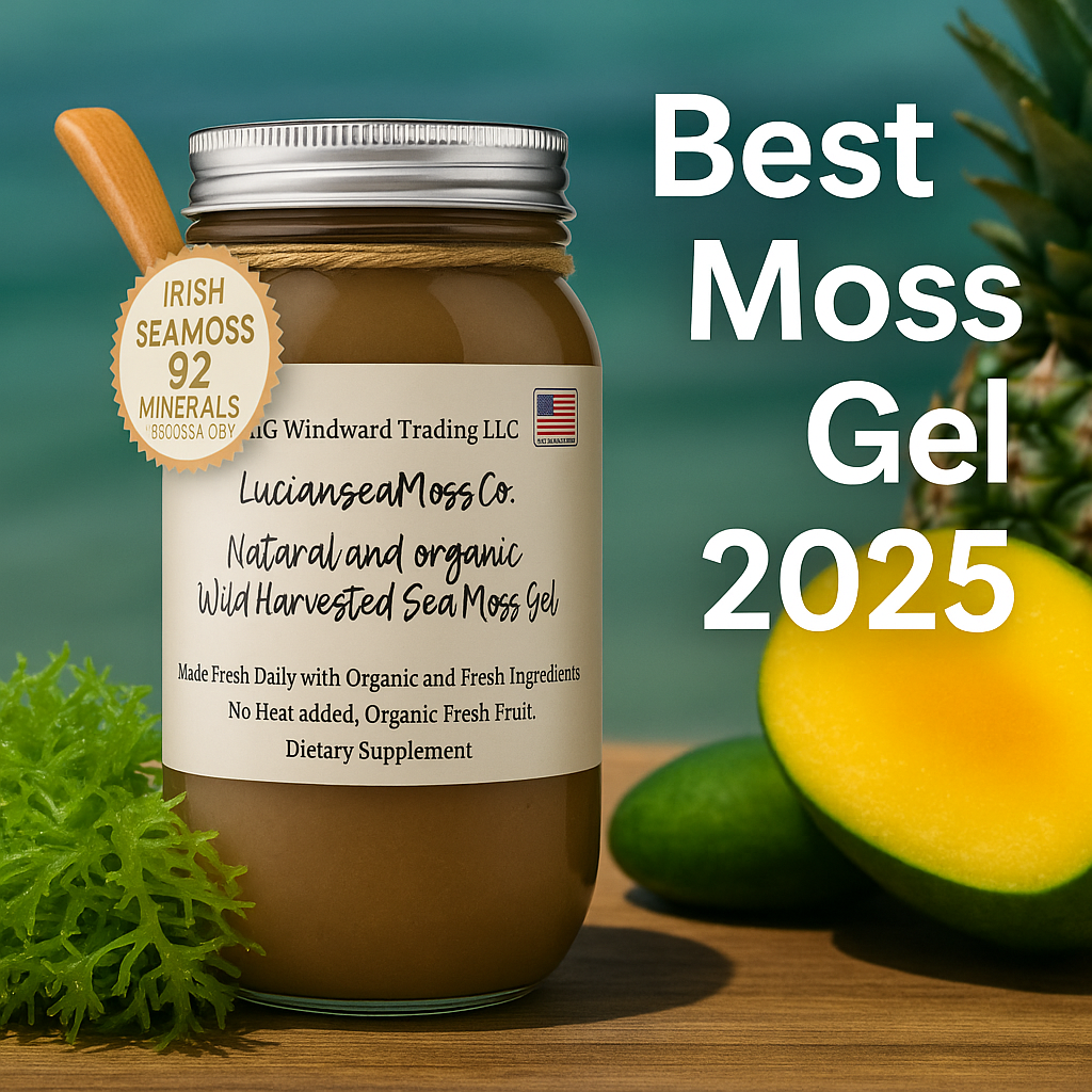 Best sea moss gel in glass jar