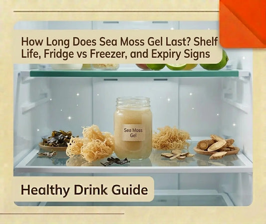 Learn sea moss gel shelf life in the fridge