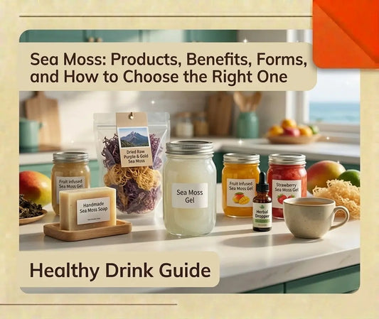 Explore the best sea moss products, including gel, raw sea moss, drops, tea, soap, and infused blends