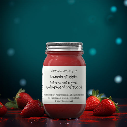 Organic Fresh Fruit Infused Sea Moss Gel 26 Flavor Choices! - Seamoss Global