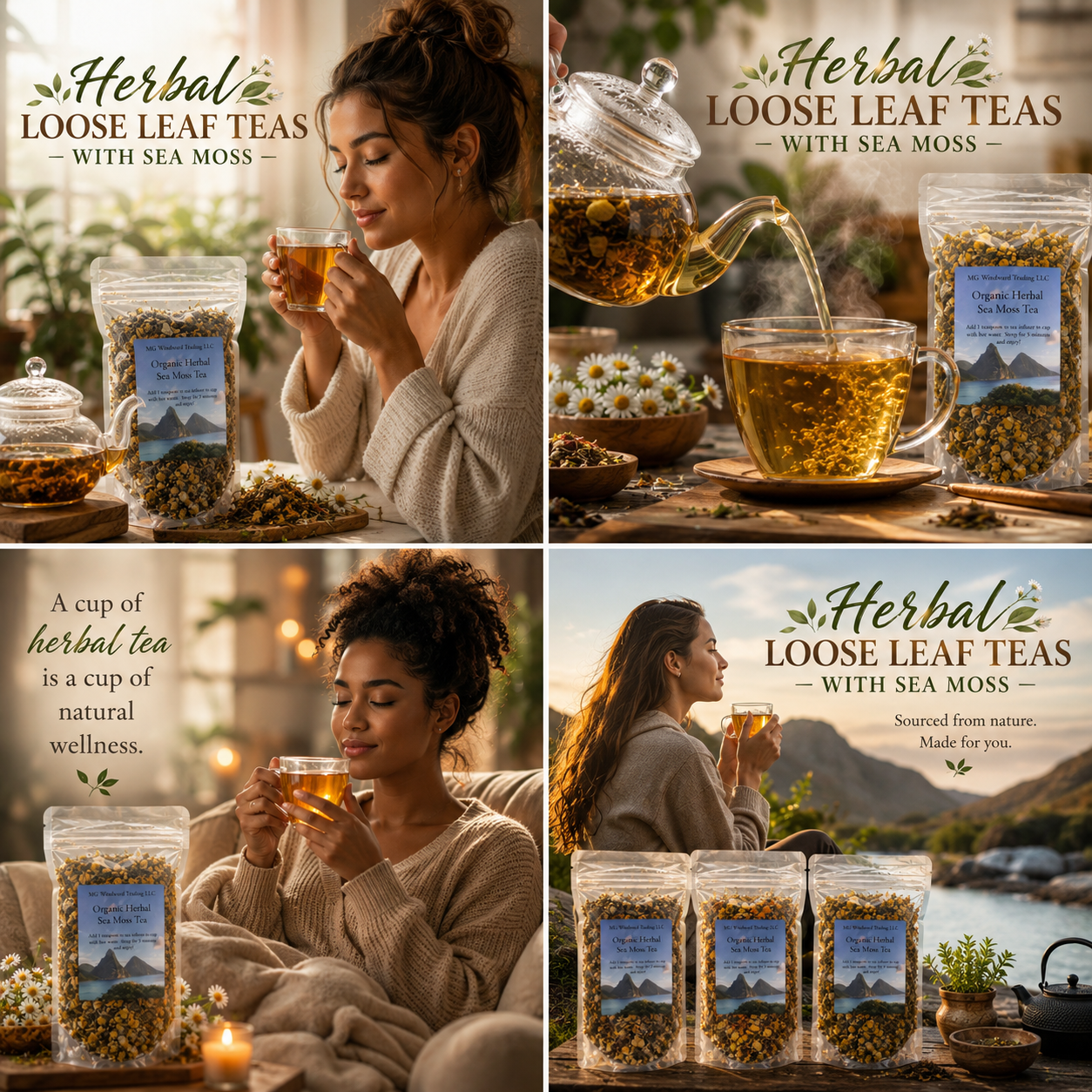 Premium Irish Sea Moss Herbal Teas