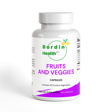 Fruits and Veggies Organic Vegan Capsules for Digestive, Cellular and Cardiovascular Health