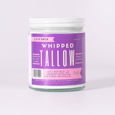 Lavender Whipped Tallow - All Natural Grass Fed Beef Tallow Moisturizer