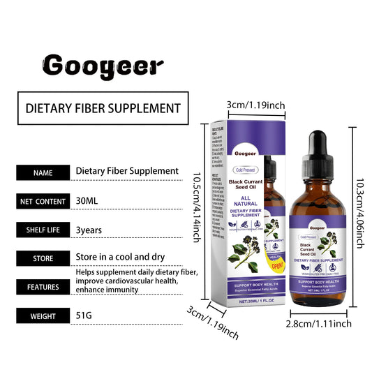 Black Seed Oil Drops 30ml Dietary Fiber