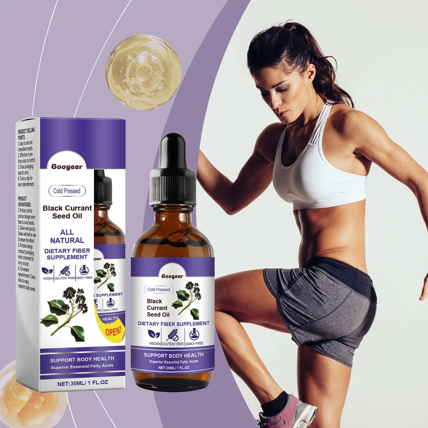 Black Seed Oil Drops 30ml Dietary Fiber