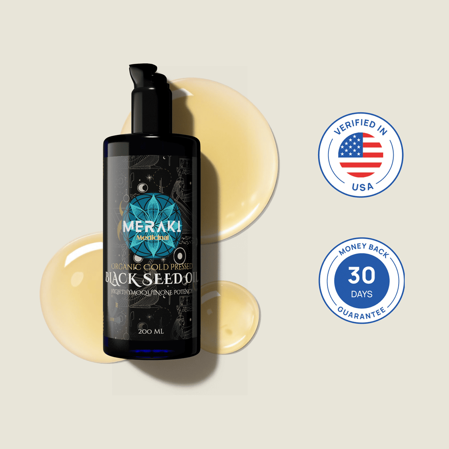 High Potency Cold-Pressed Organic Black Seed Oil