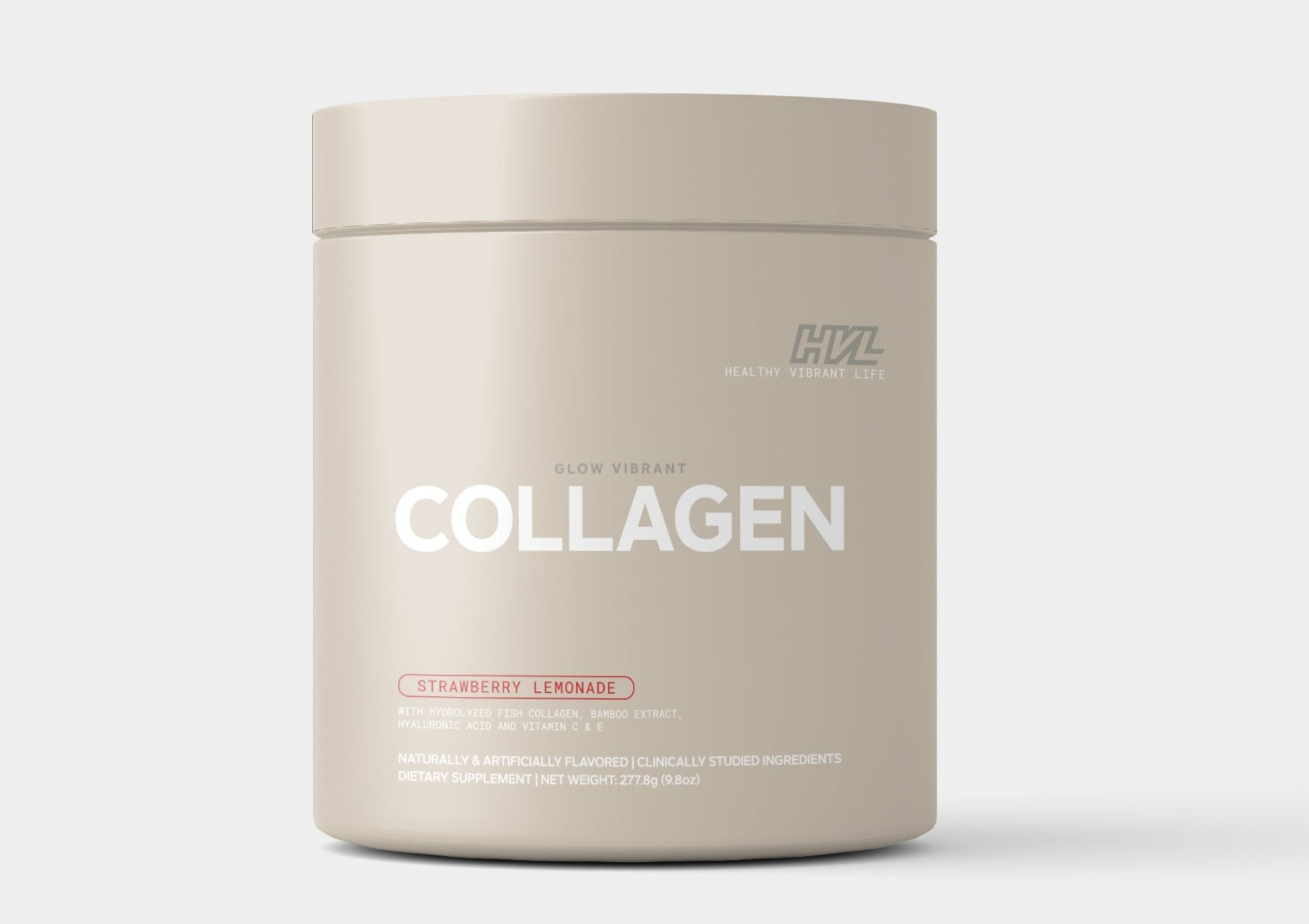 Collagen Peptides Glowing Natural Defense Strawberry Lemonade