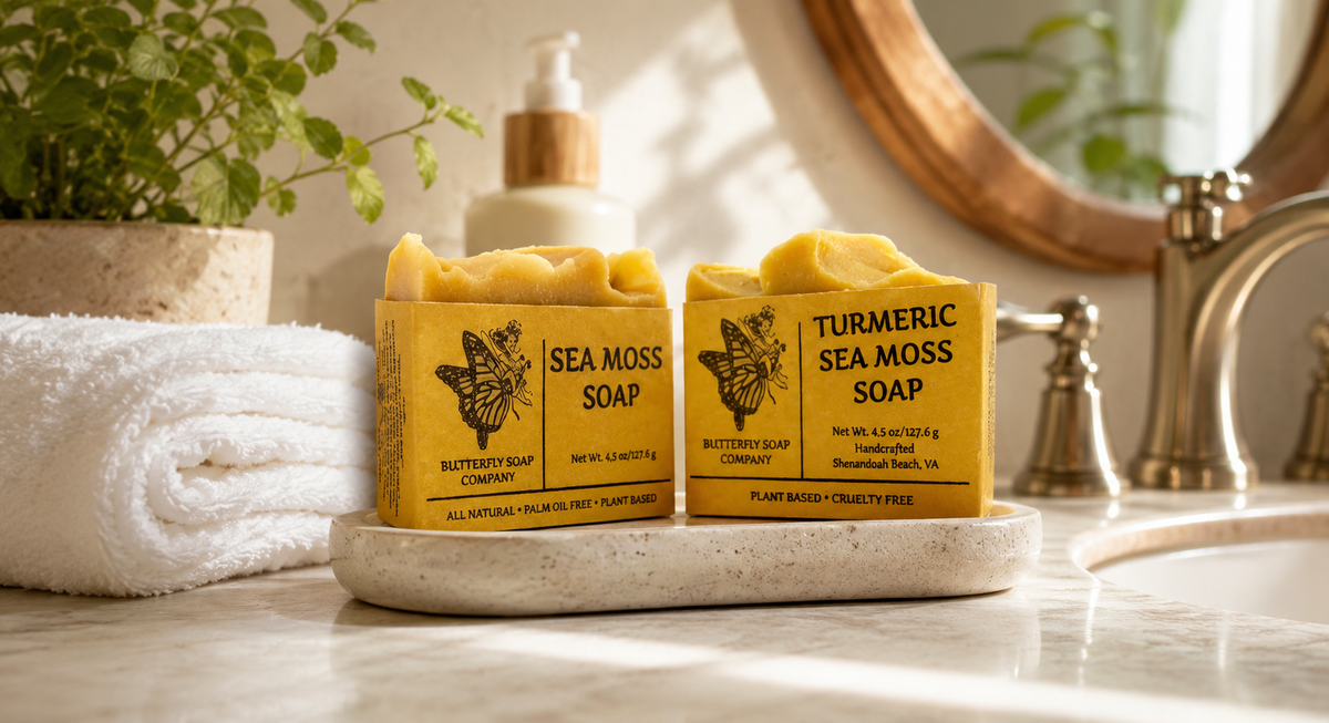 Organic Sea Moss Soap – Handcrafted Pure and Natural Bar Soap for Face & Body
