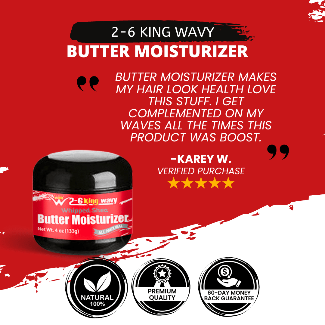 Revolutionary 2-6 King Wavy's Whipped Shea Butter Hair Moisturizer