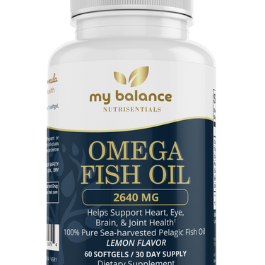 Omega Fish Oil "Omega-3 Fatty Acids" Dietary Supplement