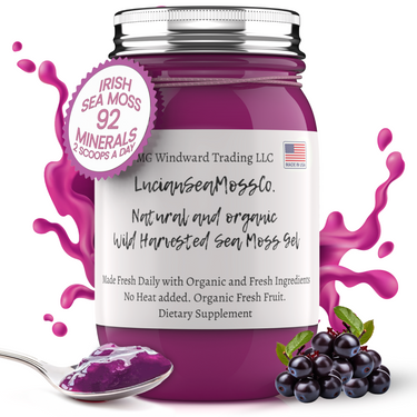 Fresh Organic Berry Acai Infused Sea Moss Gel