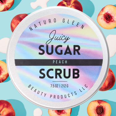 Peach Exfoliating & Hydrating - Sugar Scrub - Body Scrub