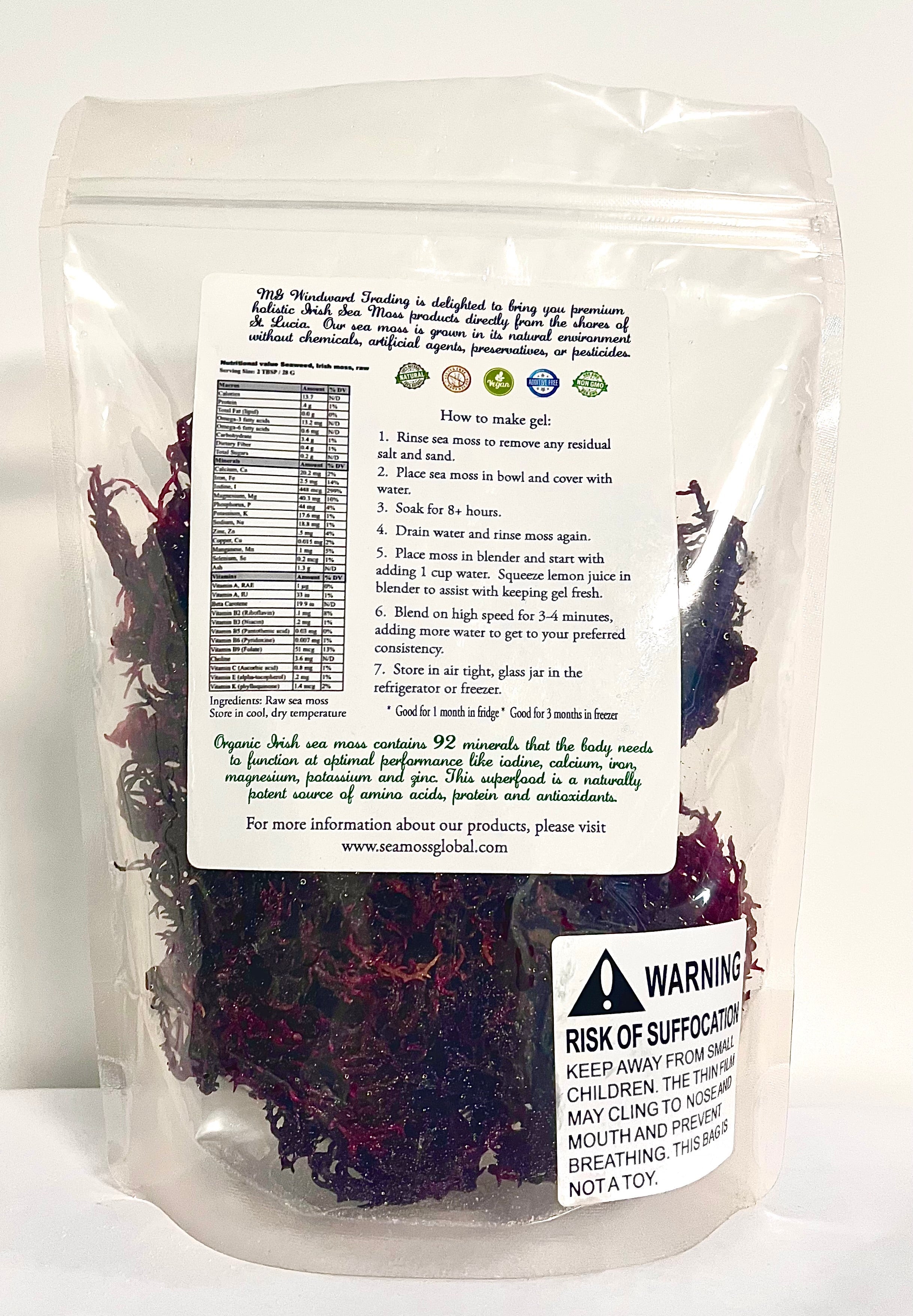 Raw Purple Sea Moss