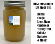 Organic Mega Mushroom Infused Sea Moss Gel