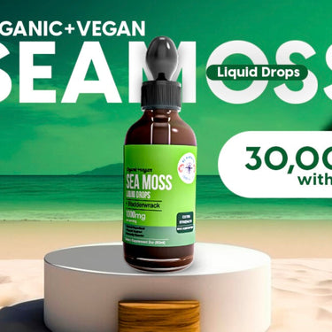 Sea moss drops for vegan diet