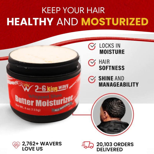 Revolutionary 2-6 King Wavy's Whipped Shea Butter Hair Moisturizer