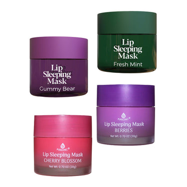 Lip Sleeping Mask Bundle: Cherry Blossom & Berries + Gummy Bear & Fresh Mint