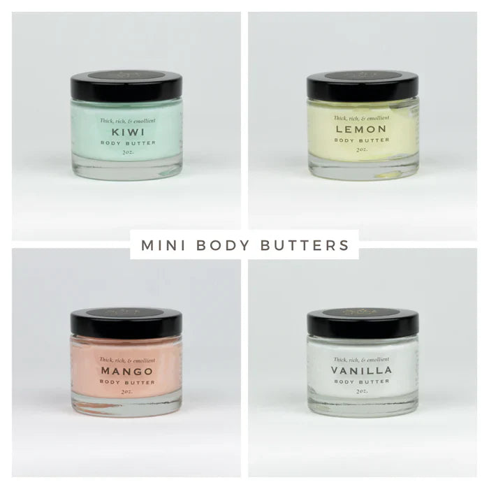 Dead Sea Shea Body Butter and Hand Cream Travel Companion Bundle Set of 5