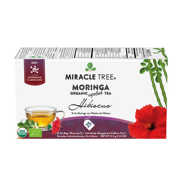 Organic Moringa and Hibiscus Tea by Miracle Tree