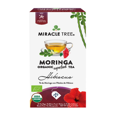 Organic Moringa and Hibiscus Tea by Miracle Tree