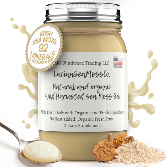Maca Infused Organic Sea Moss Gel - Seamoss Global