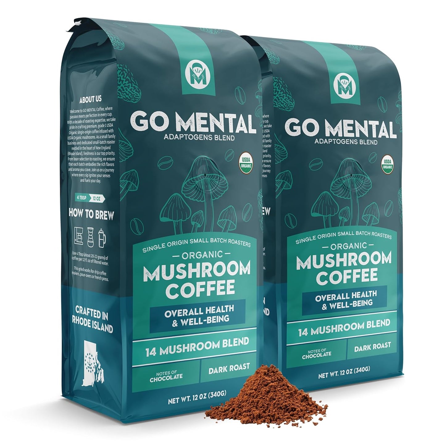14 Mushroom Coffee Adaptogens Blend