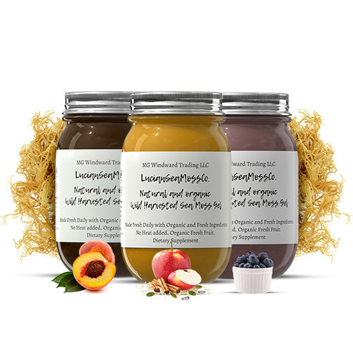 Organic Fruit Infused Country Fields Sea Moss Gel Bundle - Seamoss Global