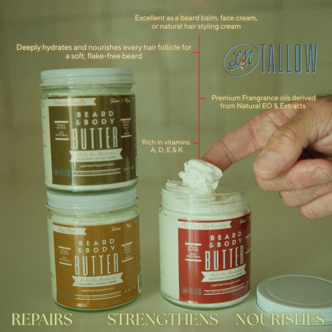 tallow beard butter for men