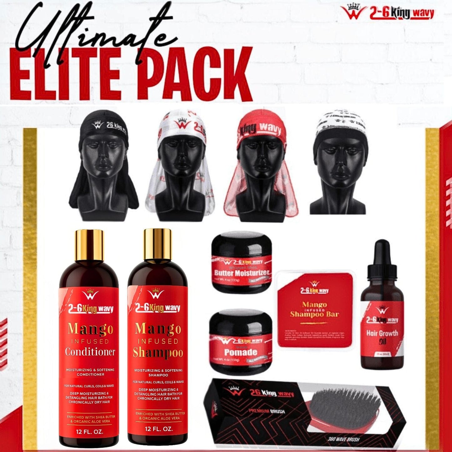 Ultimate 360 Wave & Hair Growth Bundle (Ultimate Elite Pack)