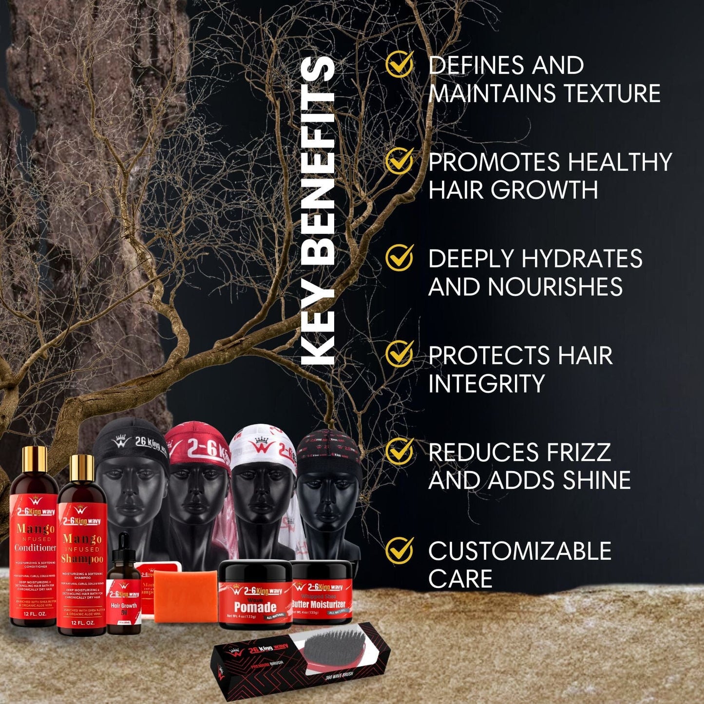 Ultimate 360 Wave & Hair Growth Bundle (Ultimate Elite Pack)