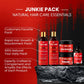 Natural Hair Care Essentials Bundle for Waves & Coarse Hair (Junkie Pack)