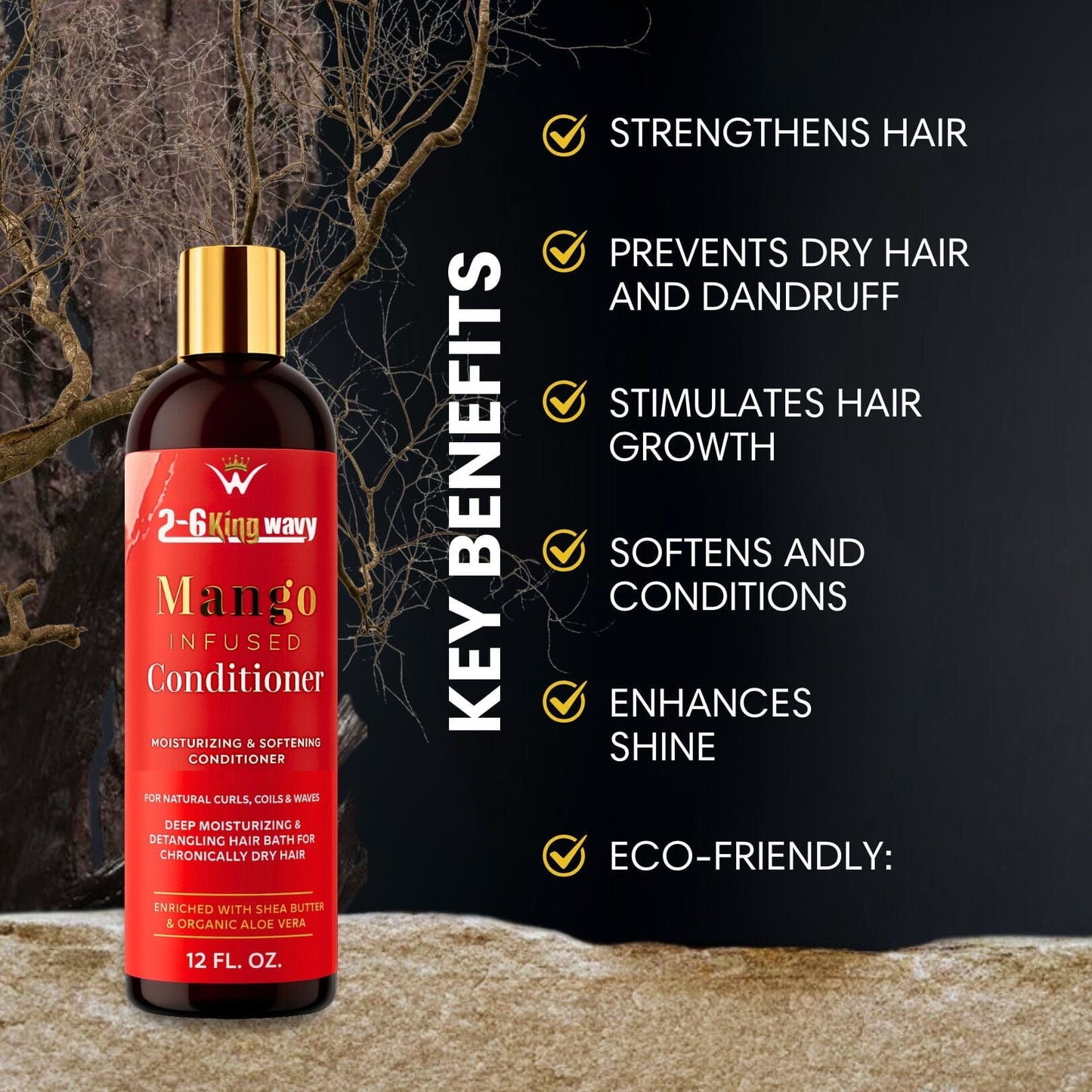 Mango Moisturizing Conditioner for Soft, Manageable Hair
