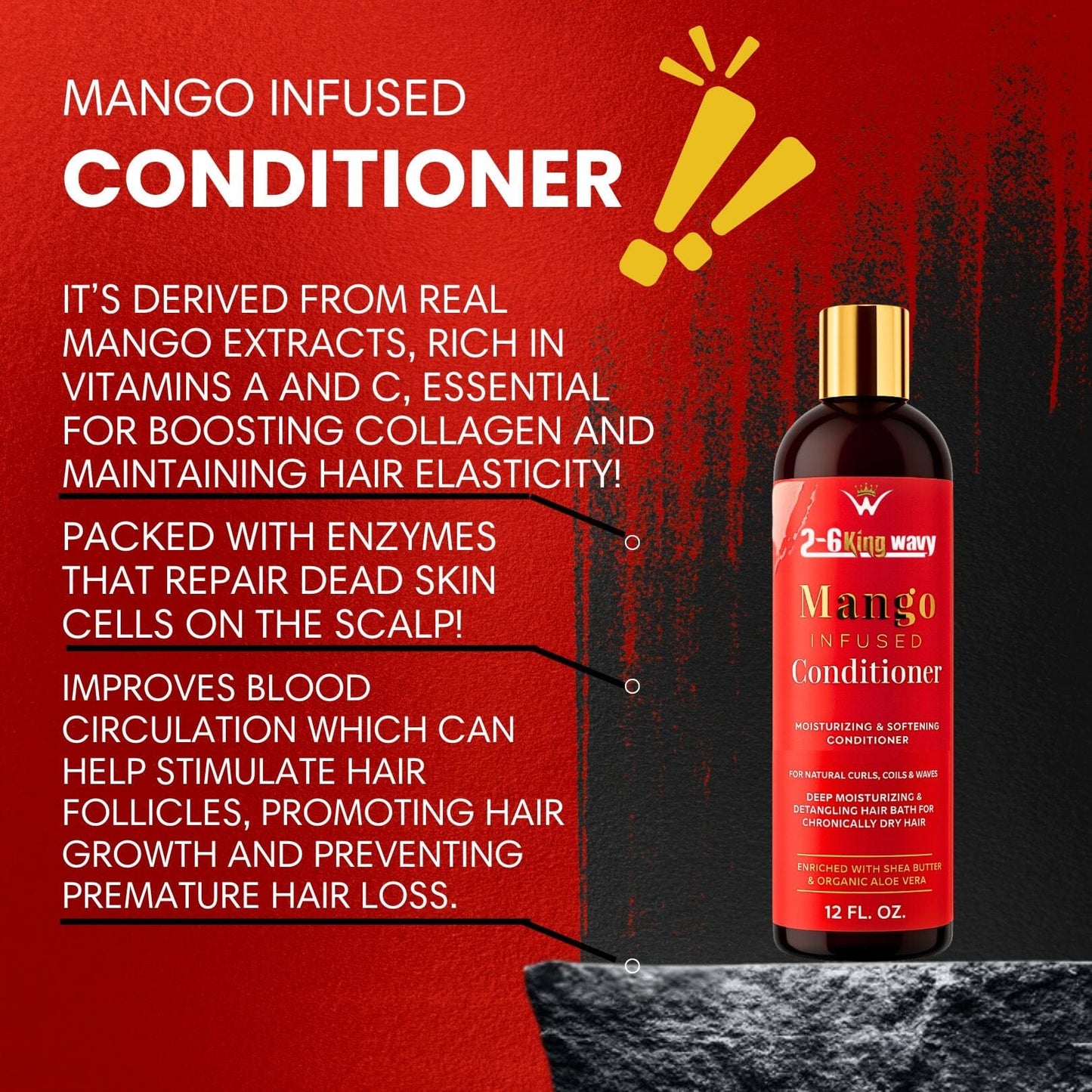 Mango Moisturizing Conditioner for Soft, Manageable Hair