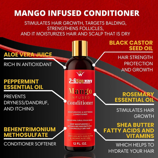 Mango Moisturizing Conditioner for Soft, Manageable Hair