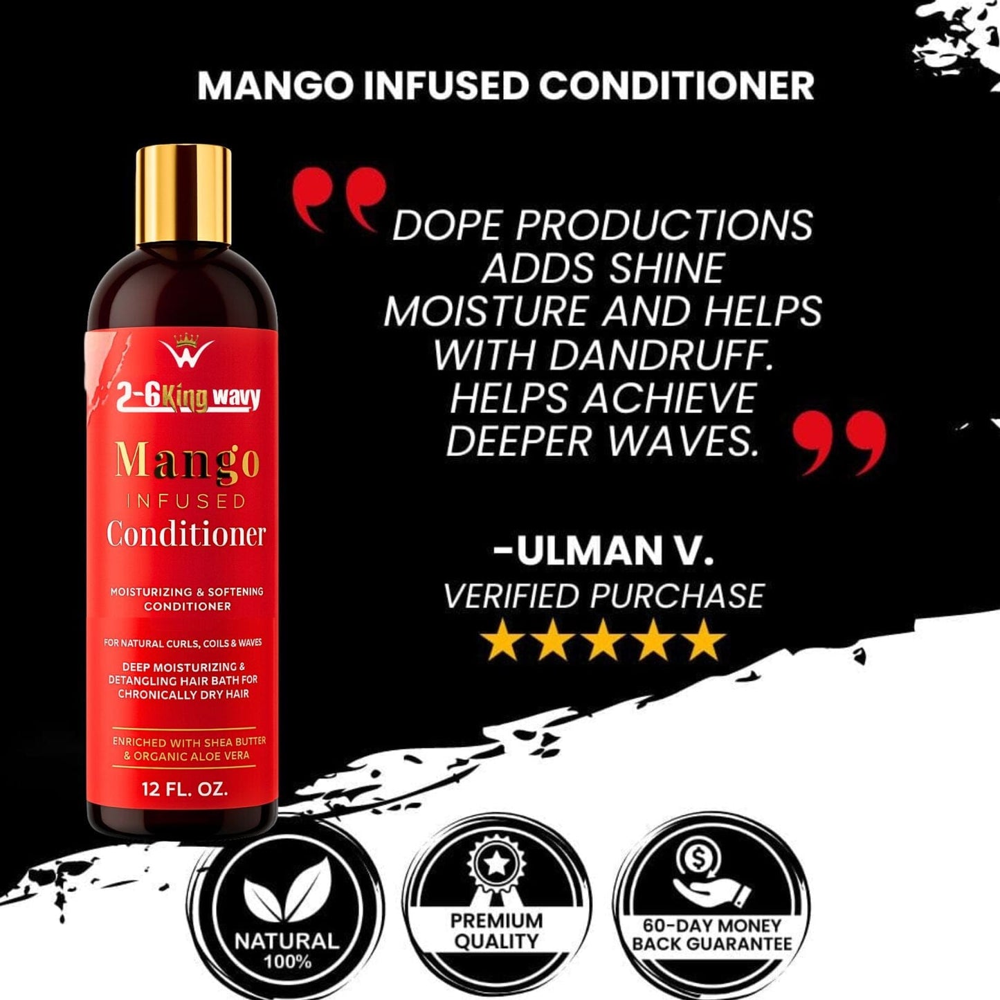 Mango Moisturizing Conditioner for Soft, Manageable Hair