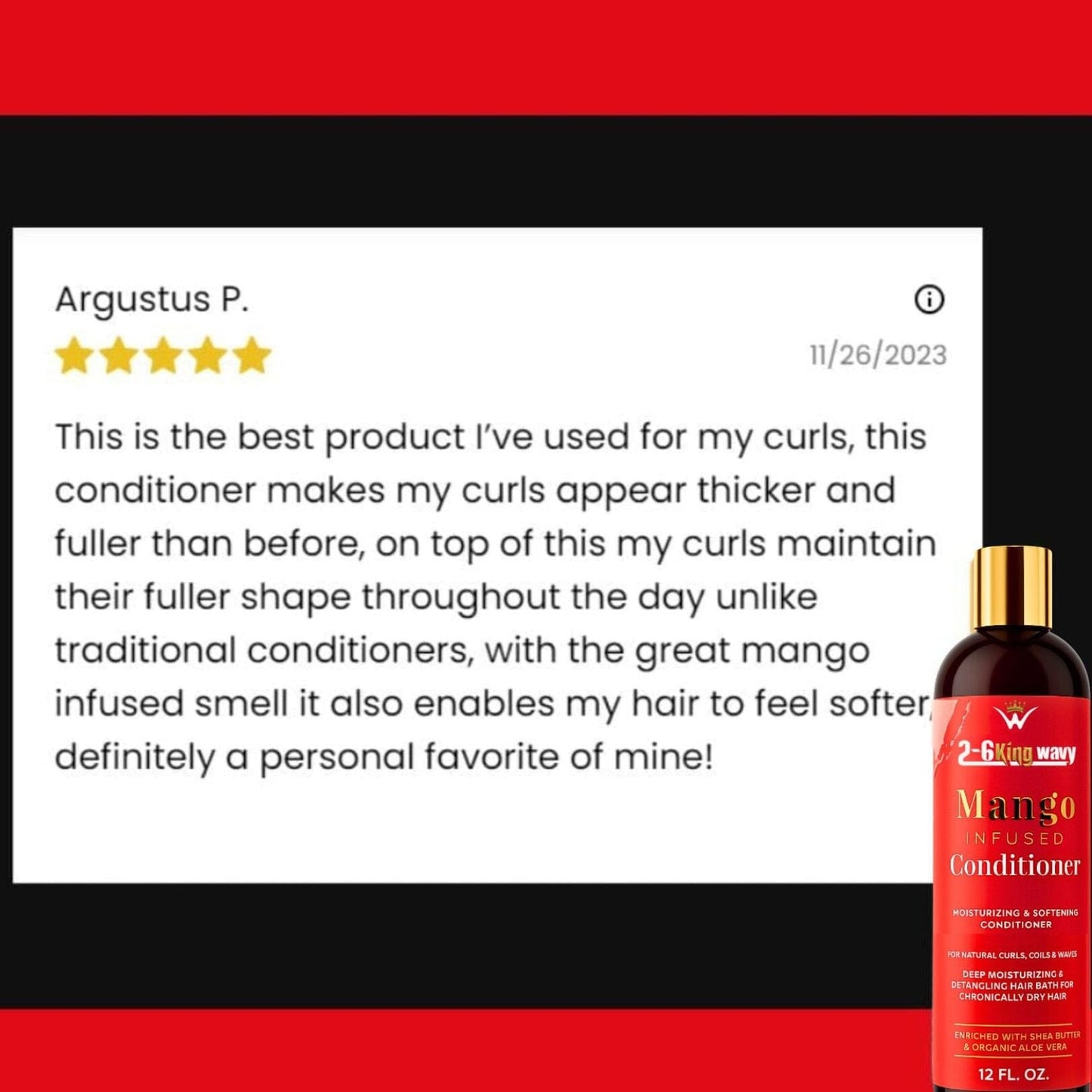 Mango Moisturizing Conditioner for Soft, Manageable Hair